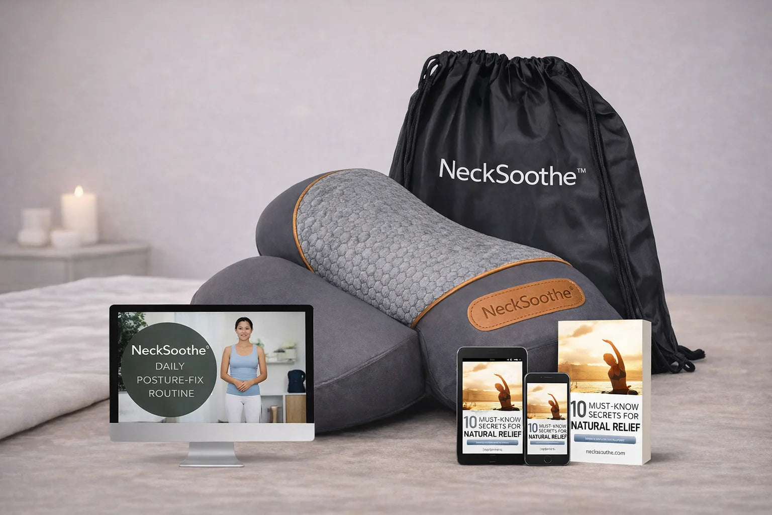 NeckSoothe Pillow | Traction Therapy Massager